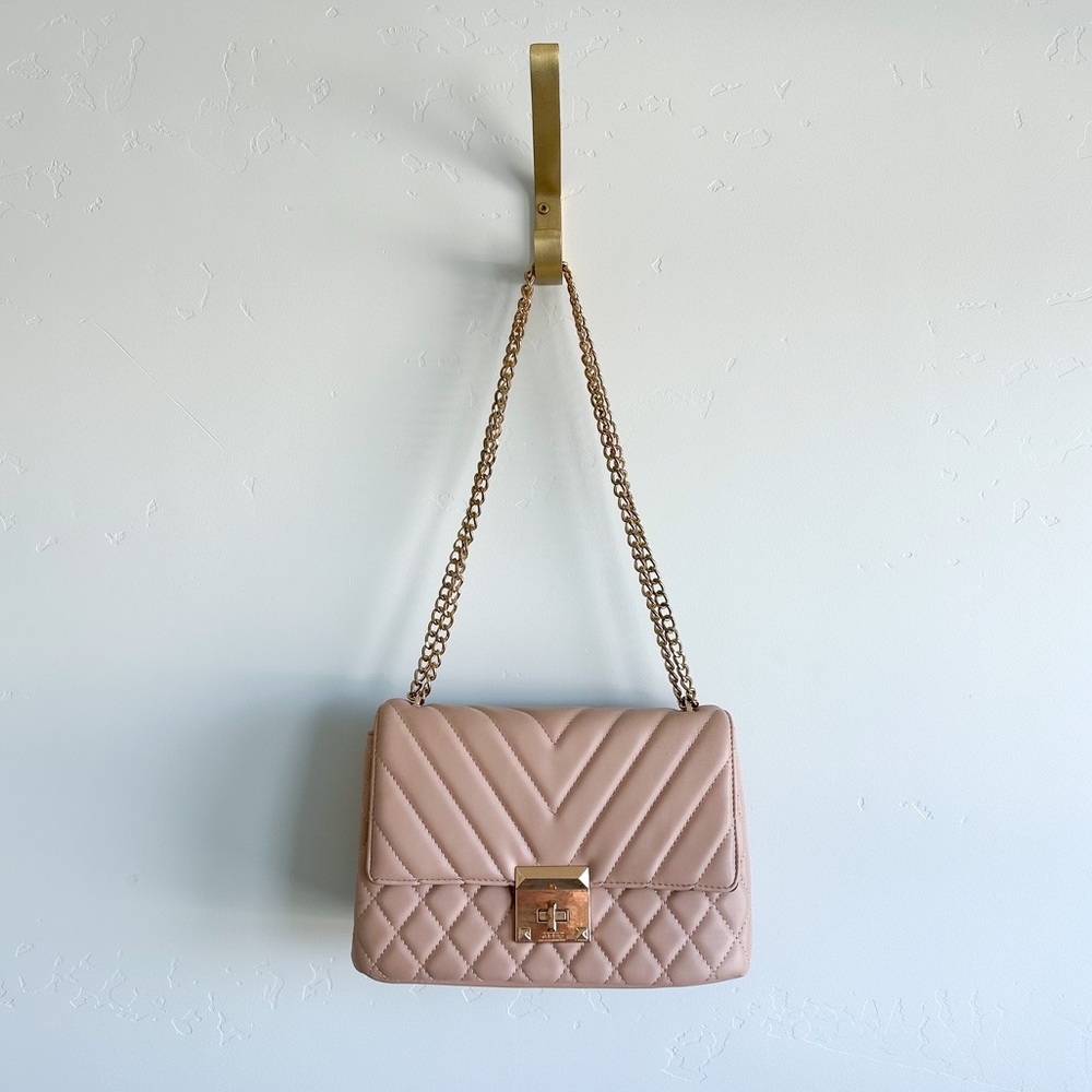 Aldo Quilted Pink Crossbody Bag